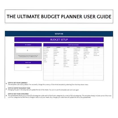 The ULTIMATE budget planner + eBook